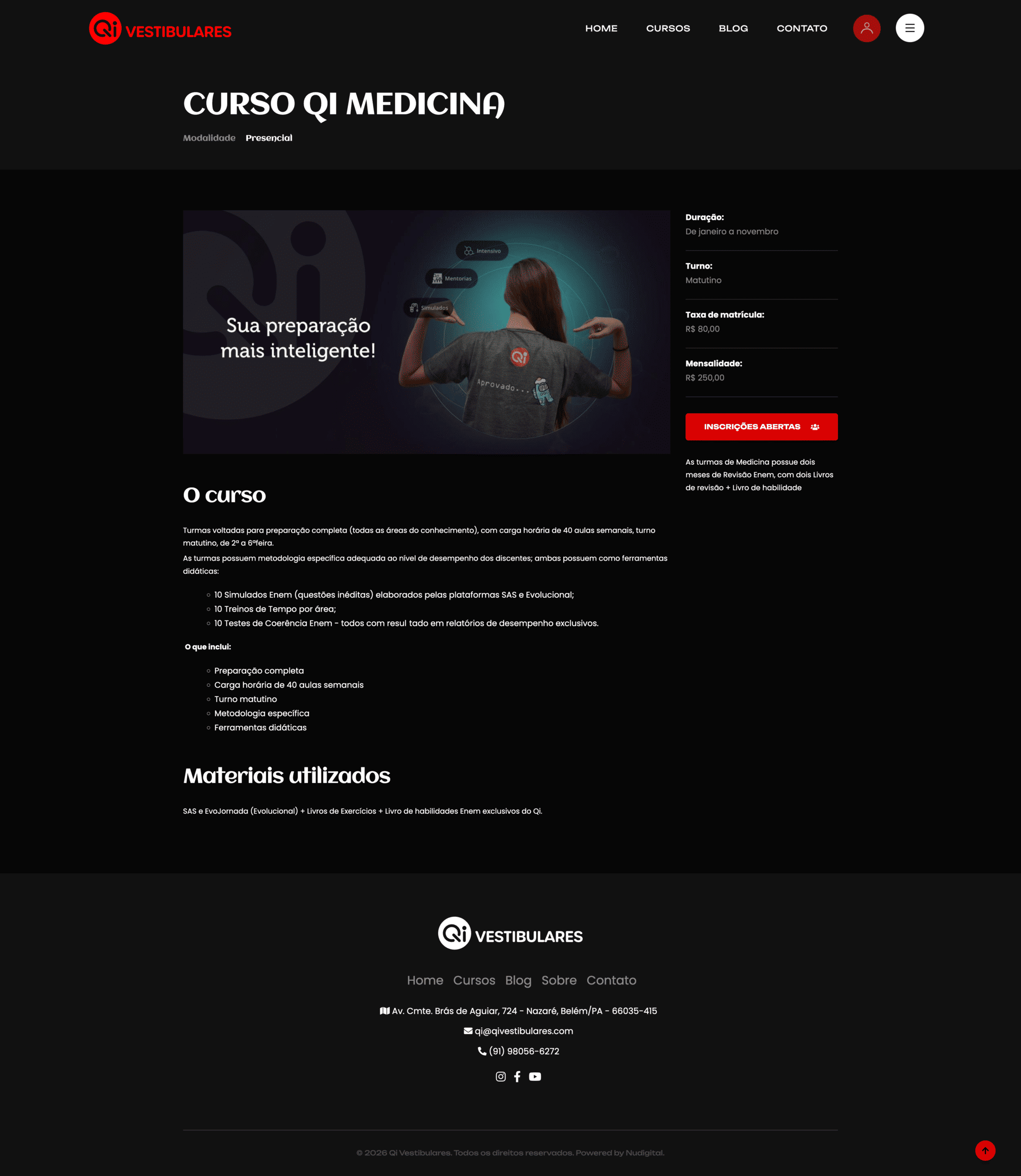 Website Qi Vestibulares