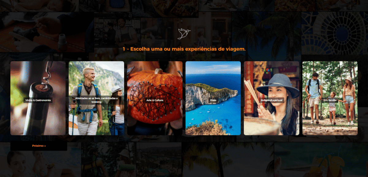 Onne Viagens website