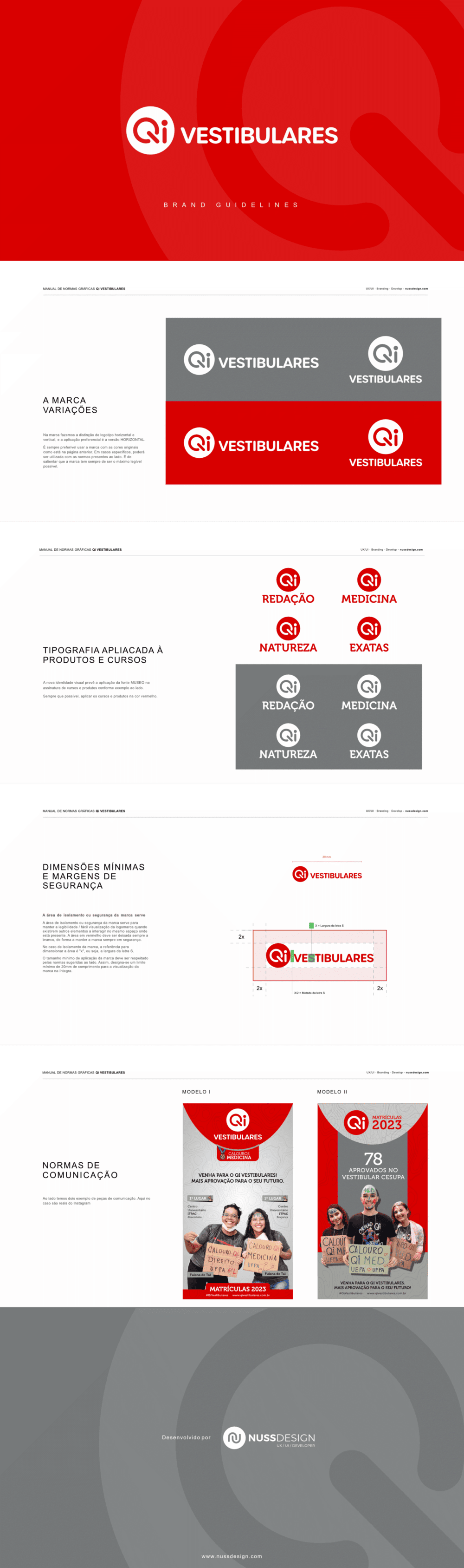 Visual identity Qi Vestibulares